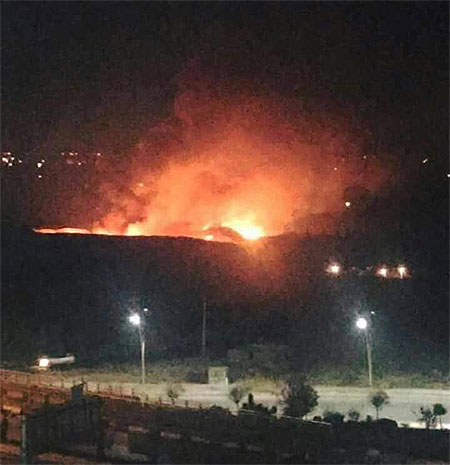 Aviación del enemigo israelí bombardea un aeropuerto militar de Siria